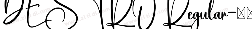 DESTRO Regular字体转换
